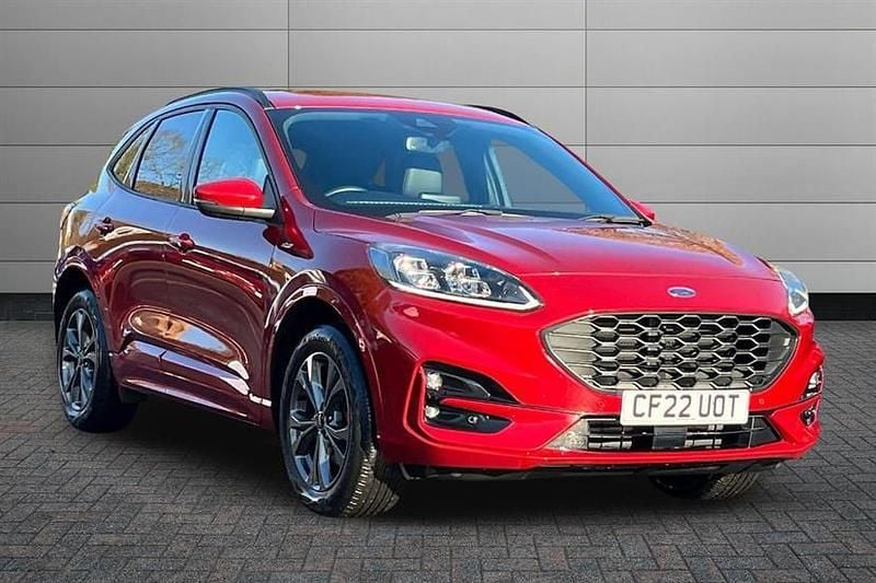 Lucid red Used 2022 Ford Kuga ST-Line SUV | £22,750 (Fair price) - Image 1/3