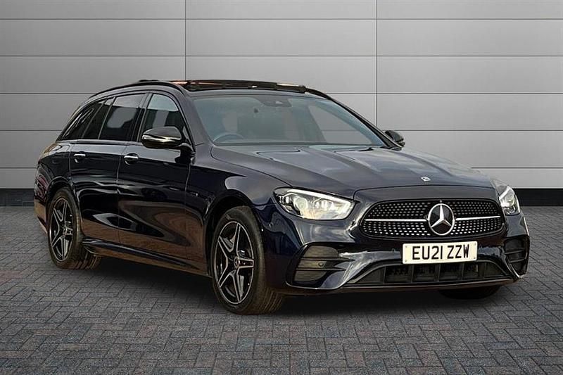 Cavansite blue Used 2021 Mercedes E300 AMG line Estate | £29,990 (Super price) - Image 1/4