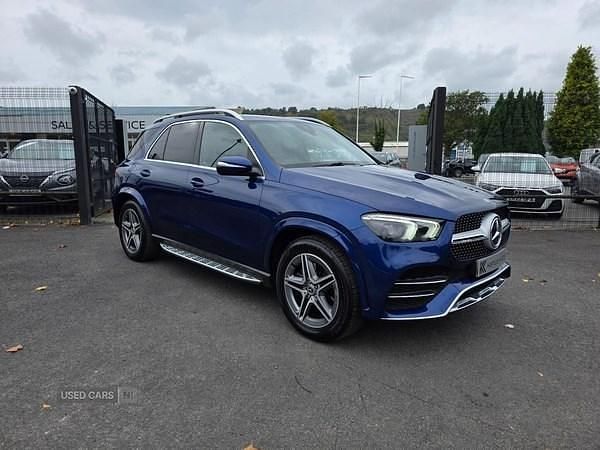 Used Mercedes GLE300 AMG line 2021 Blue Estate