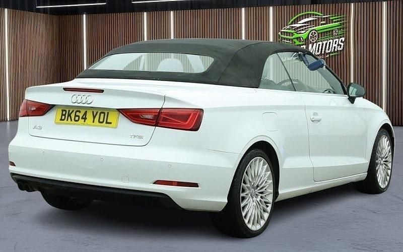 Begagnad Audi A3 Cabriolet Sport 140 HK (102 kW) 2014 Vit Cab