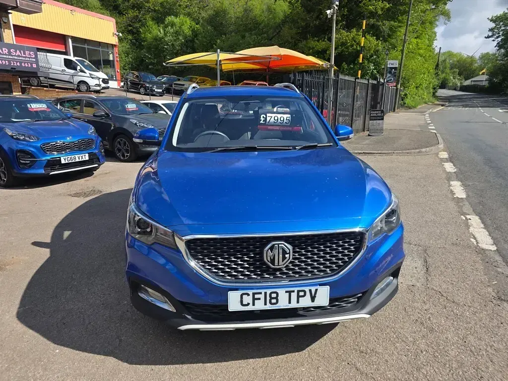 Used MG ZS Excite 106 HP (77 kW) 2018 Blue SUV