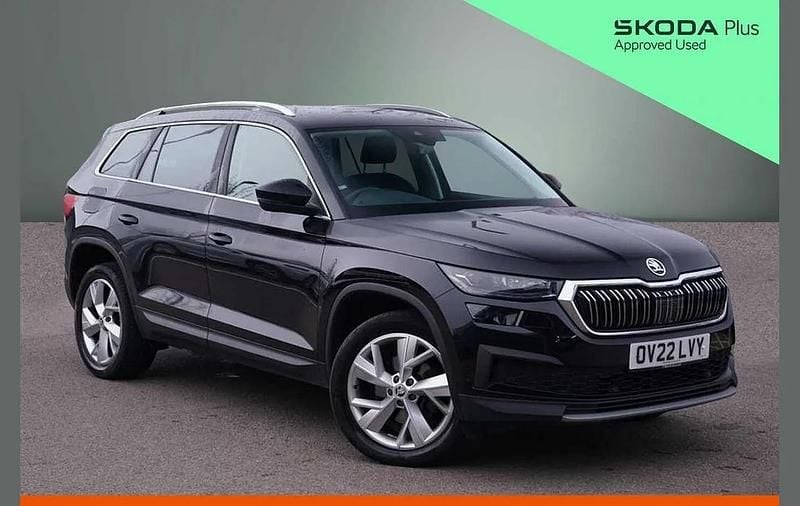 Used Skoda Kodiaq SE L 147 HP (108 kW) 2022 Black magic pearl effect SUV