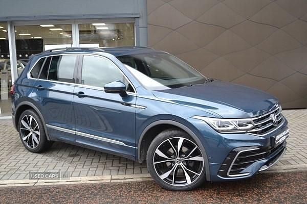 Used VW Tiguan R-line 150 HP (110 kW) 2022 Blue SUV