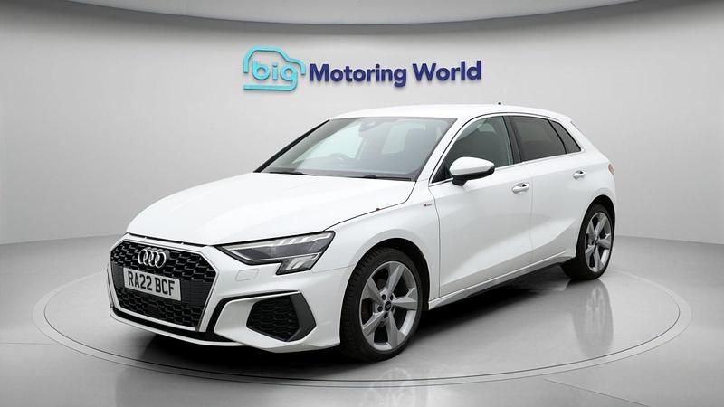 Used Audi A3 Sportback S-Line 2022 White Hatchback