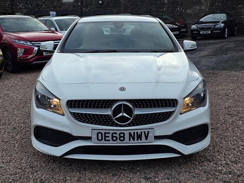 Used Mercedes CLA180 AMG line 122 HP (89 kW) 2018 White Sedan
