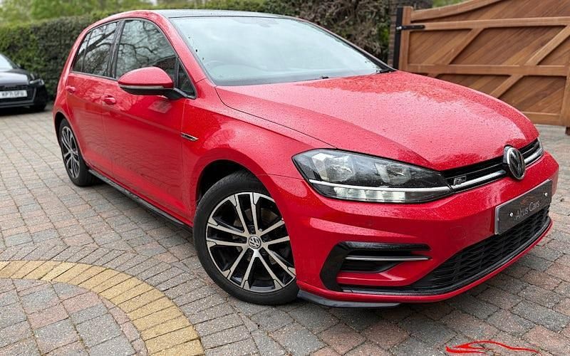 Used VW Golf VII R-line 150 HP (110 kW) 2018 Red Hatchback