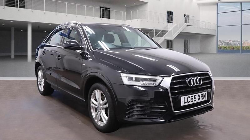 Black Used 2015 Audi Q3 S-Line SUV | £7,894 (Fair price) - Image 1/4