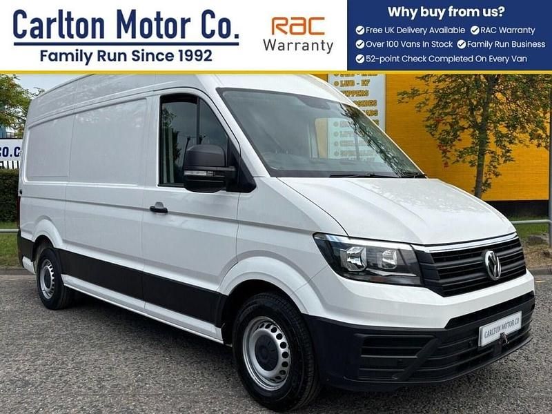 White Used 2019 VW Crafter Trendline Van | £12,950 (A bit pricey) - Image 1/3