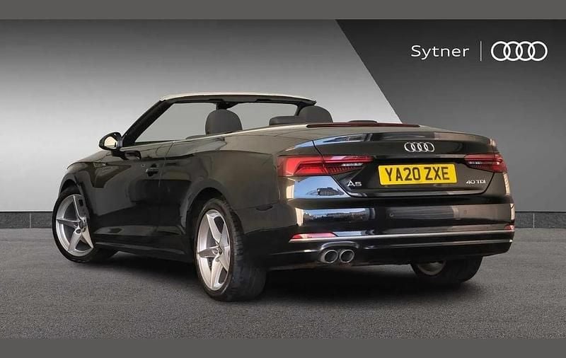 Used Audi A5 Cabriolet Sport 190 HP (139 kW) 2020 Black Cabriolet