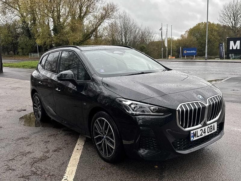 Black Used 2024 BMW 225 Active Tourer M Sport MPV | £23,699 (Good price) - Image 1/4