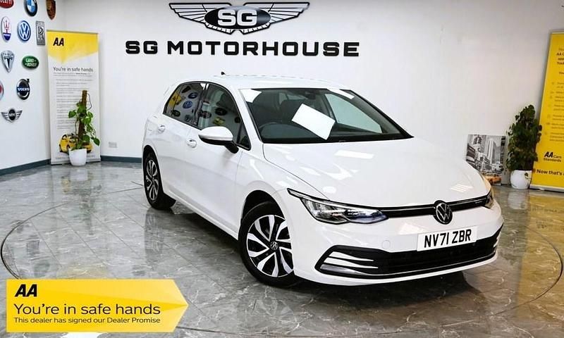 White Used 2021 VW Golf VIII Active Hatchback | £17,495 (Fair price) - Image 1/4