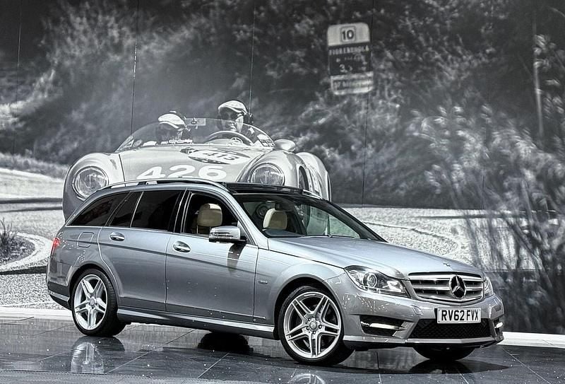 Silver Used 2012 Mercedes C350 Estate | £6,950 (A bit pricey) - Image 1/4