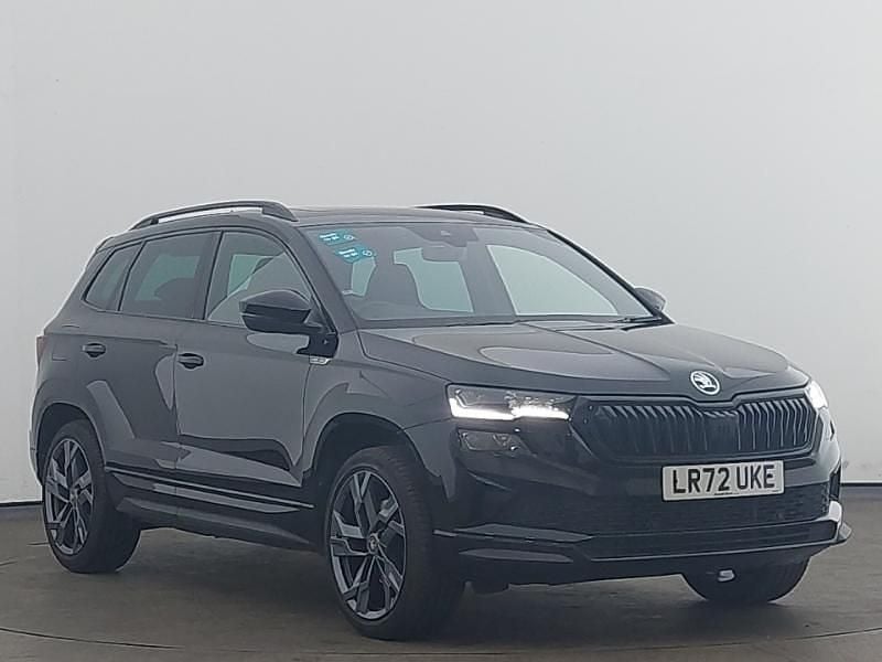 Black Used 2022 Skoda Karoq SportLine SUV | £28,498 (A bit pricey) - Image 1/4