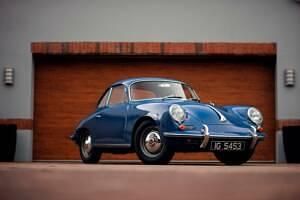 Used Porsche 356 75 HP (55 kW) 1963 Blue Coupe