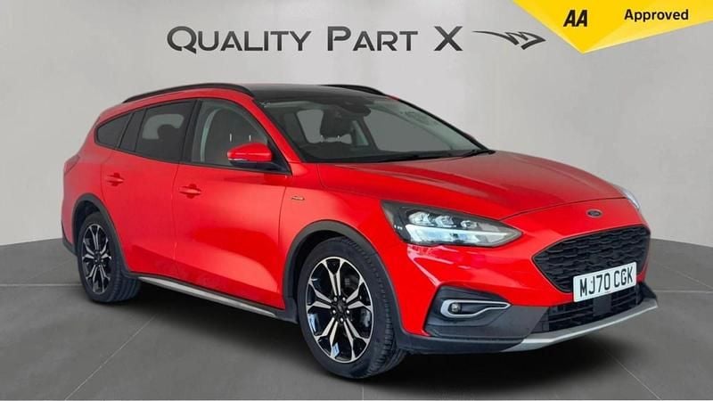 Red Used 2020 Ford Focus Active X Estate | £10,990 (Good price) - Image 1/4
