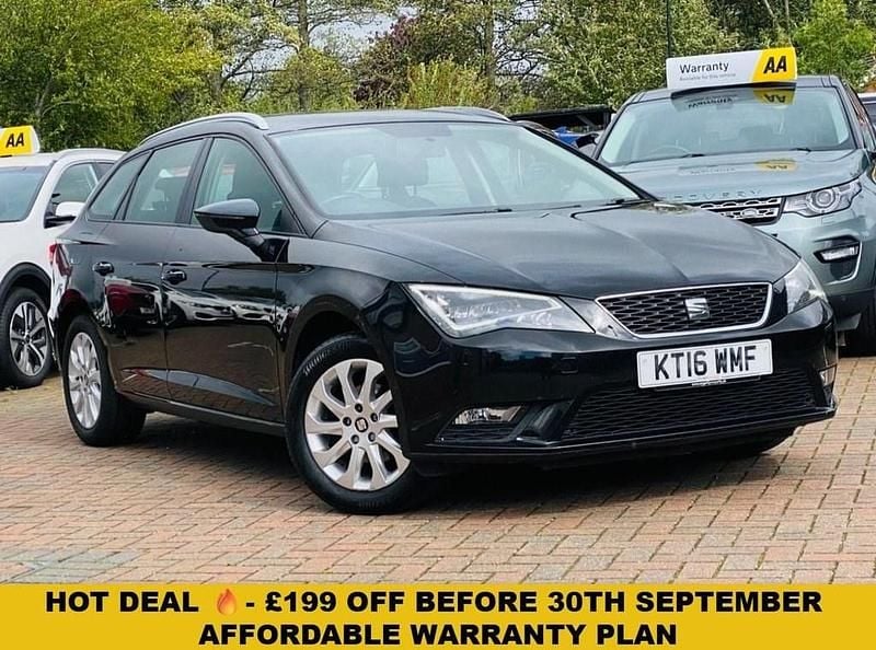 Black Used 2016 Seat Leon Sport Estate | £6,695 (Fair price) - Image 1/4