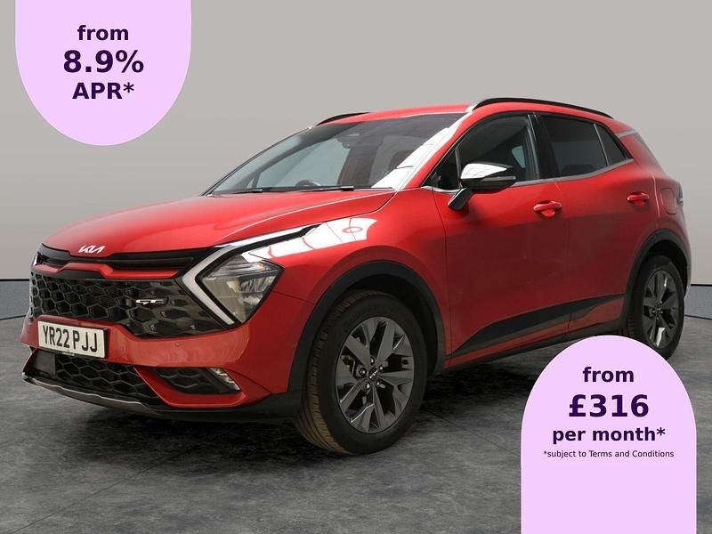 Red Used 2022 Kia Sportage GT-Line SUV | £22,362 (Good price) - Image 1/2
