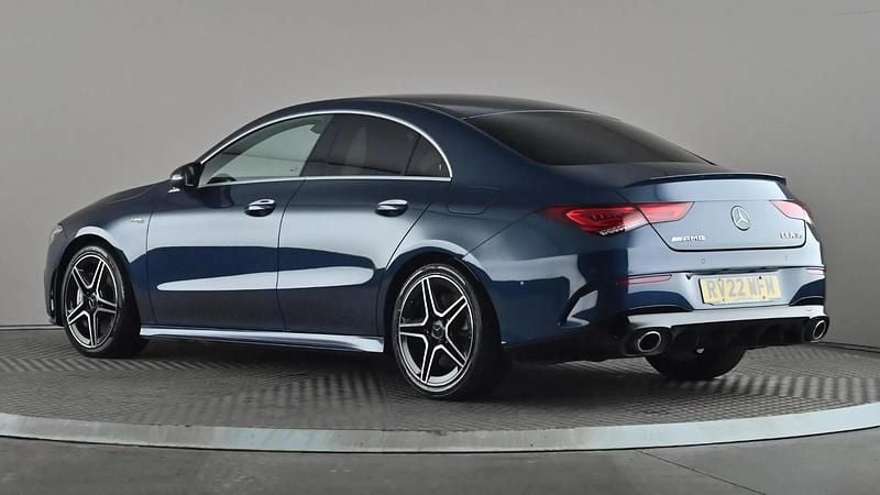 Used Mercedes CLA35 AMG 306 HP (225 kW) 2022 Blue Coupe