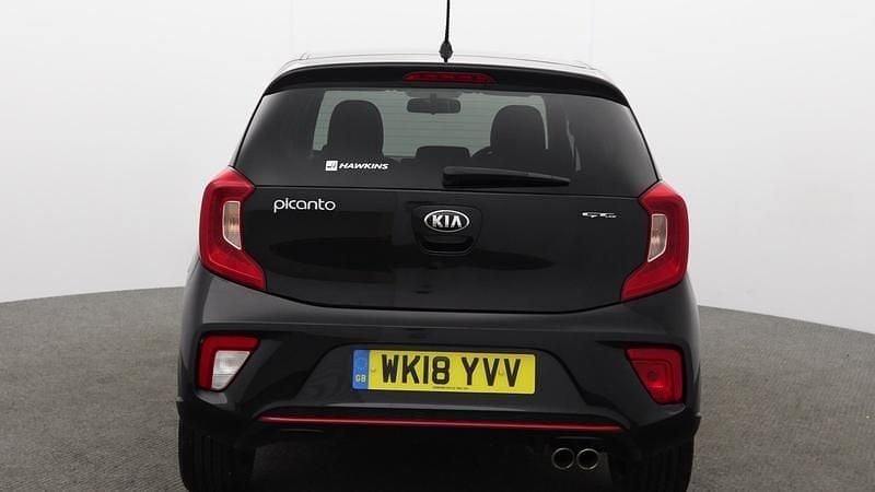 Used Kia Picanto GT-Line 66 HP (48 kW) 2018 Midnight black Hatchback