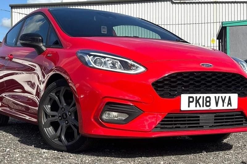 Red Used 2018 Ford Fiesta ST-Line Hatchback | £5,995 (Fair price) - Image 1/1