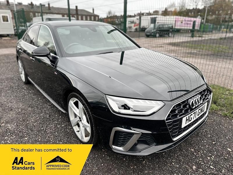 Used Audi A4 S-Line 190 HP (139 kW) 2022 Black Sedan