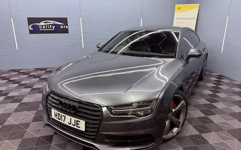 Used Audi A7 Sportback Black Edition 218 HP (160 kW) 2017 Grey Hatchback