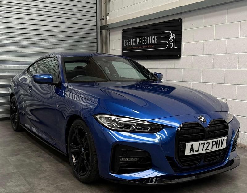 Blue Used 2022 BMW 420 M Sport Coupe | £22,324 (Super price) - Image 1/4