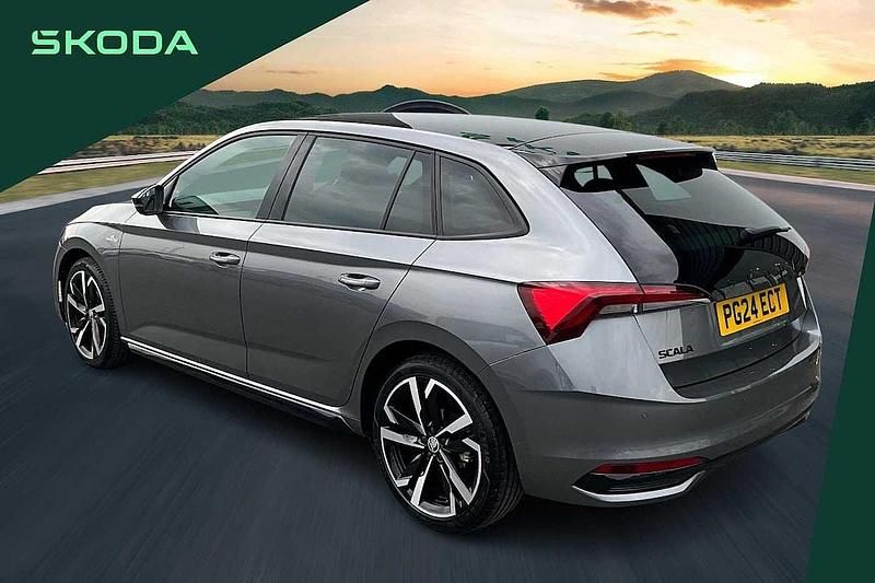 Used Skoda Scala Monte Carlo 115 HP (84 kW) 2024 Graphite grey metallic Hatchback