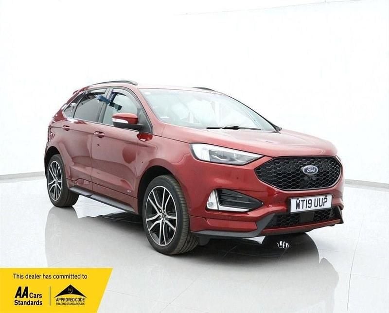 Red Used 2019 Ford Edge ST-Line SUV | £19,950 (Fair price) - Image 1/4