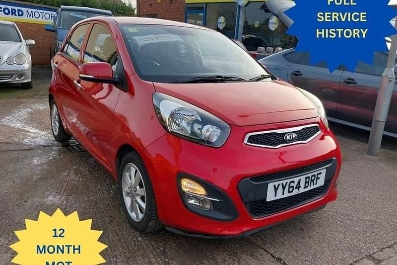 Used Kia Picanto 68 HP (50 kW) 2014 Red Hatchback