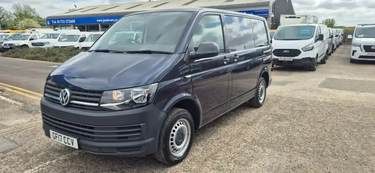 Usado VW Transporter Startline 102 CV (75 kW) 2017 Azul Van