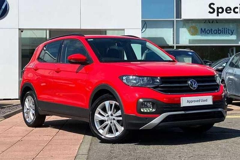 Red Used 2020 VW T-Cross SE SUV | £12,695 (Fair price) - Image 1/4