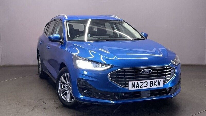 Blue Used 2023 Ford Focus Titanium Estate | £17,199 (Fair price) - Image 1/4