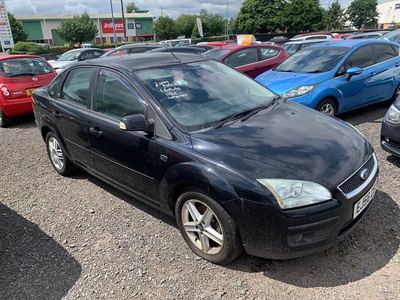 Black Used 2007 Ford Focus Ghia Sedan | £1,599 (A bit pricey) - Image 1/4