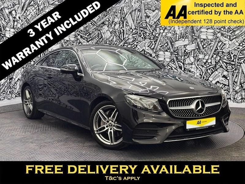 Black Used 2020 Mercedes E220 AMG line Coupe | £25,495 (Fair price) - Image 1/2