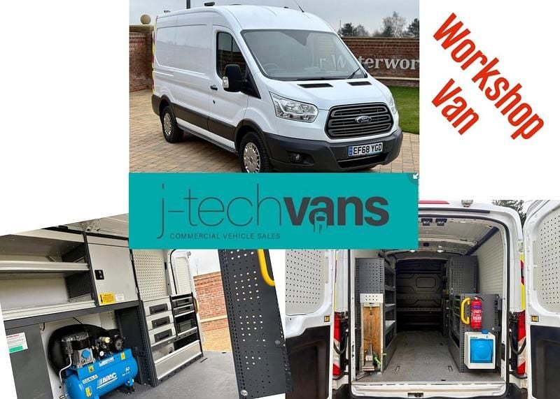 Used Ford Transit 130 HP (95 kW) 2019 White Van