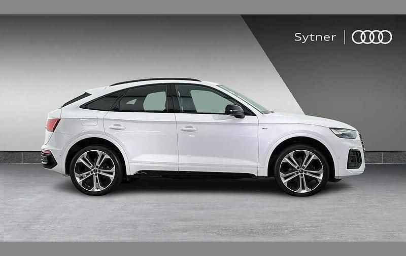 Used Audi Q5 Sportback Black Edition 200 HP (147 kW) 2023 White SUV