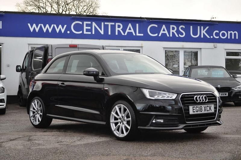 Black Used 2018 Audi A1 S-Line Hatchback | £9,495 (Fair price) - Image 1/4