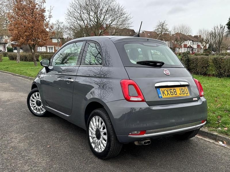 Used Fiat 500 Lounge 69 HP (50 kW) 2018 Grey Hatchback