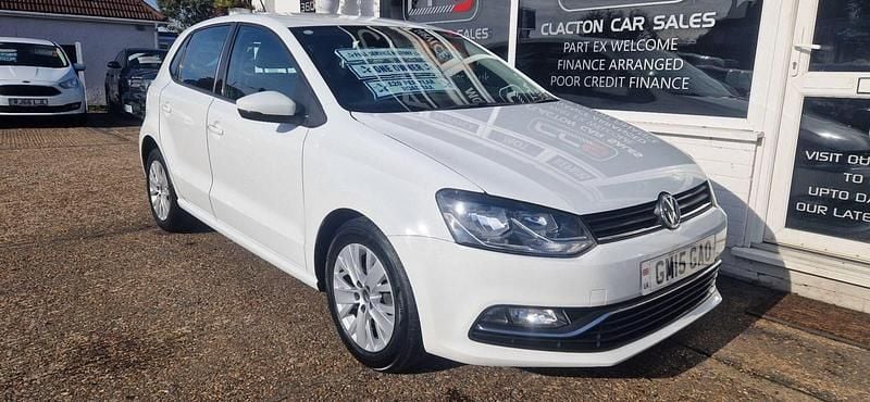 White Used 2015 VW Polo SE Hatchback | £5,495 (A bit pricey) - Image 1/4
