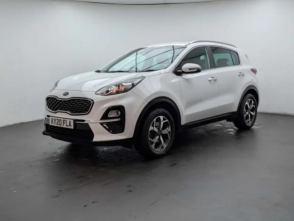 Używany Kia Sportage 177 KM (130 kW) 2020 Biały SUV