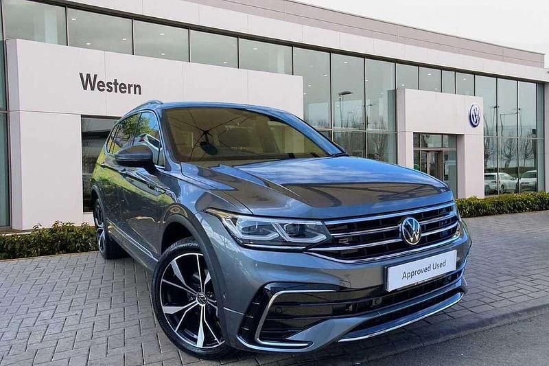 Grey Used 2024 VW Tiguan Allspace R-line SUV | £38,498 - Image 1/4