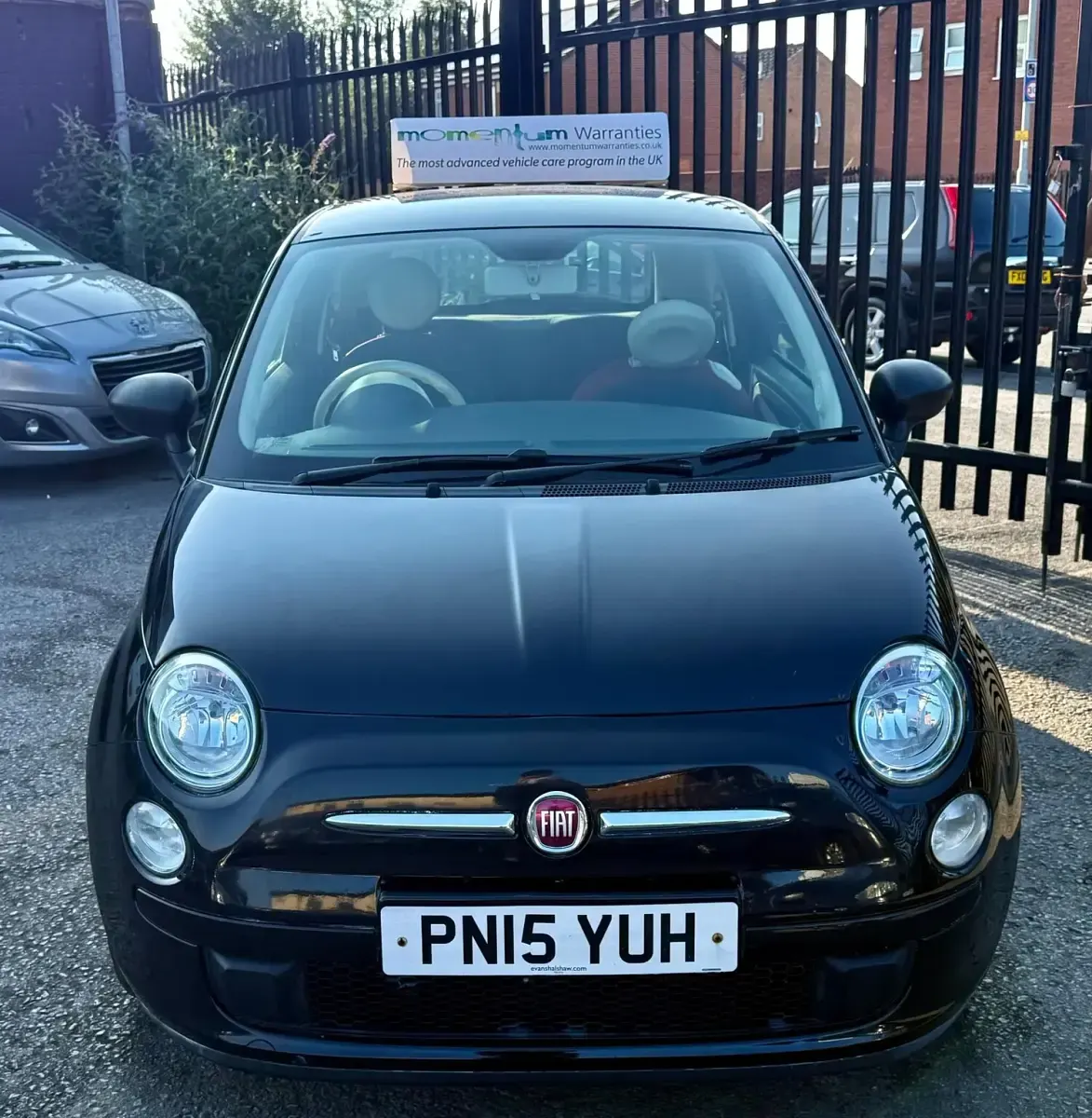 Used Fiat 500 Pop 69 HP (50 kW) 2015 Black Hatchback