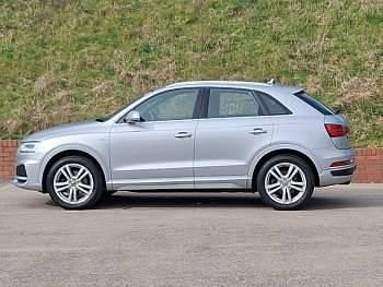 Używany Audi Q3 S-Line 150 KM (110 kW) 2018 Srebrny SUV