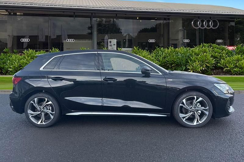 New Audi A3 Sportback S-Line 150 HP (110 kW) 2026 Black Hatchback