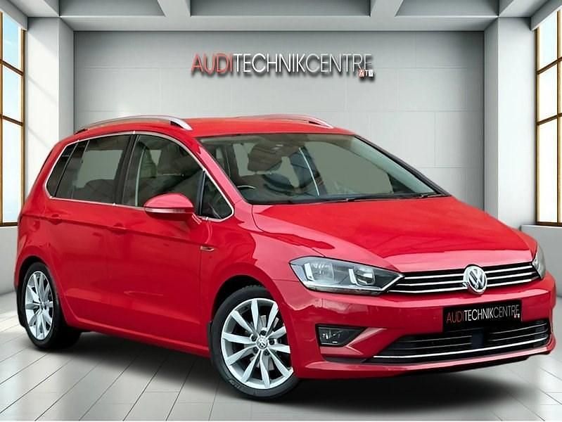 Red Used 2017 VW Golf Sportsvan GT MPV | £9,999 (Fair price) - Image 1/3
