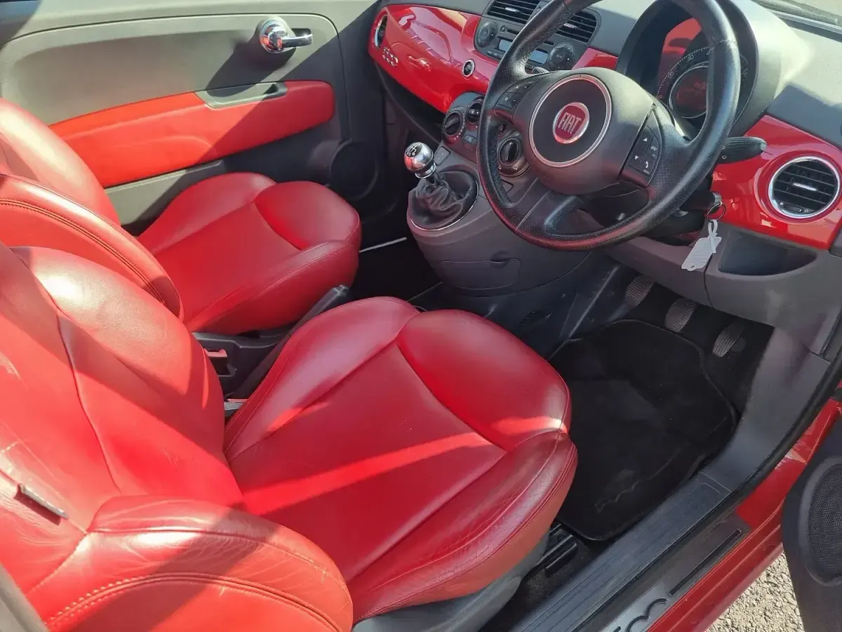 Used Fiat 500 Sport 2008 Red Hatchback