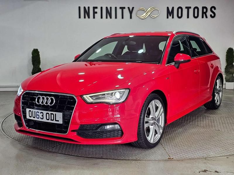 Used Audi A3 Sportback S-Line 2013 Red Hatchback