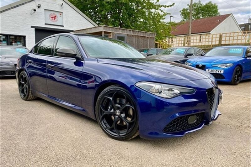 Blue Used 2018 Alfa Romeo Giulia Veloce Sedan | £21,500 (A bit pricey) - Image 1/4