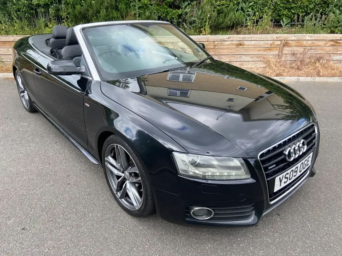 Usado Audi A5 Cabriolet S-Line 240 HP (176 kW) 2009 Preto Cabrios